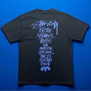 【Stussy】 California Grown Pigment Dyed T-Shirt Navy California Grown Pigment Dyed Tee - Navy – Feature